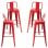 Packs Taburetes Altos - Pack 4 Taburetes Torix Respaldo - Rojo