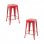 Packs Taburetes Bajos - Pack 2 Taburetes Torix Bajos - Rojo