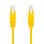 Câble réseau Nanocable RJ45 Cat.6 25cm UTP jaune cuivre OFC