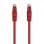 Nanocable Netzwerkkabel RJ45 LSZH Cat. 6A UTP AWG24 25cm Rot