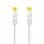 Nanocable Netzwerkkabel RJ45 SFTP LSZH Cat.6A 25cm Weiß
