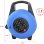Enrouleur de câble Silver Electronics 4 prises Schuko 10m bleu