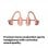 SHOKZ OpenRun Pro Kopfhörer Kabellos Nackenband Anrufe/Musik Bluetooth Pink