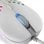 Mouse da gioco Mars Gaming MM55W RGB 12800 DPI Bianco