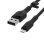 Cabo Lightning Belkin CAA008BT1MBK 1m Silicone Preto USB-A Macho/Macho
