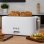 Cecotec Toast&Taste 16000 Extra Doble White Tostador 2 Ranuras 1630W Blanco