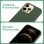 Coque écologique biodégradable vert frais pour iPhone 12 Pro Max