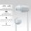 Cuffie Bluetooth Sony WI-C100 bianche