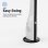 Universal Blue Baqueira 5050 Ventilador de Torre 50W Negro/Blanco