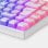 Mars Gaming Mkcloud Teclado Mecânico Sem Fios Gaming RGB Branco Switch Azul