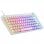 Mars Gaming Mkcloud Teclado Mecânico Sem Fios Gaming RGB Branco Switch Azul