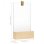 Vidaxl Espejo De Pared De Madera Maciza De Pino 23x39,5 Cm