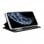 Fantastica custodia Flip Cover nera liscia per iPhone 11 Pro
