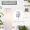 HOMCOM Lámpara de Pie Moderna para Salón y Dormitorio con Base de Acero 120cm