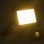 vidaXL Foco LED com sensor 30 W branco quente