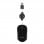 Targus AMU75EU Ratón USB Retráctil 1000DPI Negro