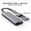 Hyper VIPER HUB USB-C 10 en 2 PD 60W Gris Espacial