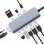 Hyper VIPER HUB USB-C 10 en 2 PD 60W Gris Espacial