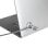 Adaptador de Ranura para Candado Targus ASP001GLX Plata Adhesivo 3M