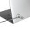 Adaptador de Ranura para Candado Targus ASP001GLX Plata Adhesivo 3M
