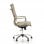 VS Venta-Stock Morgan Sillón de Oficina Reclinable de Piel Sintética Taupe