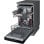Lavavajillas Whirlpool WSFO 3O23 PF X 10 Cubiertos E Acero Inoxidable con Power Clean Pro