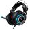 Auriculares Infiniton GHS-IX com fio USB Gaming Cancelamento de Ruído LED Preto