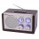Roadstar Wooden Radio Analógica FM/MW Madera/Plata