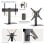Equip Soporte TV 32"-55" Rotación 35 Max VESA 400x400 hasta 40Kg