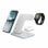 Canyon Cargador Inalámbrico Qi 3 en 1 Blanco