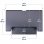 Ergotron WorkFit-TL Convertidor de Escritorio para Trabajar de Pie/Sentado Negro
