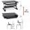 Ergotron WorkFit-TL Convertidor de Escritorio para Trabajar de Pie/Sentado Negro