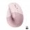 Logitech Lift Mouse Ergonomico Verticale, Senza Fili, Ricevitore Bluetooth o Logi Bolt USB, Clic Silenziosi, 4 Tasti, Compatibile con Windows / macOS / iPadOS, Laptop, PC. Rosa