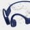 Cuffie sportive Shokz OpenSwim MP3 4GB con conduzione ossea blu