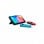 Nintendo Switch OLED Azul Néon/Vermelho Néon + Metroid Dread
