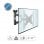 TM Electron TMSLC141 Supporto da parete girevole/inclinabile per TV 26"-50" VESA 400x400 max. 30Kg