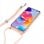 Cool Capa Lisa Rosa com Cordão para Xiaomi Redmi Note 11 Pro Plus 5G