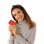 Cool Power Bank 5000mAh Leather Rojo
