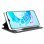 Cool Funda Flip Cover Liso Negro para Realme C11 2021
