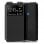 Custodia Flip Cover nera, fantastica e liscia, per TCL 30 SE/TCL 30E