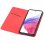 Cool Flip Cover Capa Lisa para Samsung Galaxy A53 5G A536 Vermelha