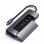 Satechi ST-UCHSE Hub Adaptador USB 3.0 Multipuertos Gris Espacial