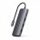 Satechi ST-UCHSE Hub Adaptador USB 3.0 Multipuertos Gris Espacial