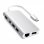 Satechi ST-TCMM8PAS Adaptateur multiport USB 3.0 Hub Argent