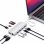 Satechi ST-TCMM8PAS Adaptateur multiport USB 3.0 Hub Argent