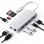 Satechi ST-TCMM8PAS Adaptateur multiport USB 3.0 Hub Argent