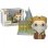 Figura coleccionable Funko Pop Town Dumbledore con Hogwarts vinilo multicolor