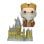 Figura coleccionable Funko Pop Town Dumbledore con Hogwarts vinilo multicolor