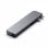 Satechi ST-UCPHMX Hub Adaptador Pro Max Tipo C Thunderbolt Ethernet Prateado