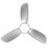 Fabrilamp Haur Ventoinha de Teto com Motor DC 25W e Luz 24W Cinzenta